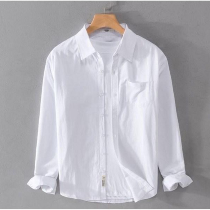 남자긴팔셔츠 빅사이즈 남성 와이셔츠 사계절 일반핏 슬림핏 직장인 순면 6컬라  긴팔 디자인 셔츠