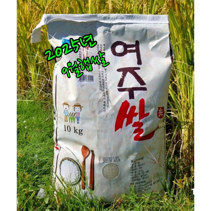 2025년 9월 햅쌀 여주 쌀 5kg 10kg 임금님 진상미 국내산 밥쌀용 선물용 5kg 주문순서대로 배송됩니다., 상등급, 1개, 10kg