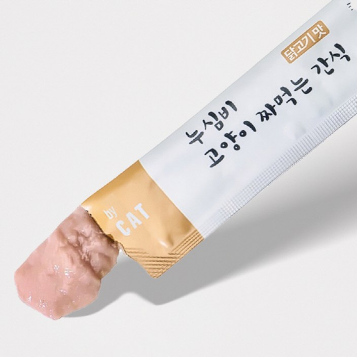 누심비 고양이 간식 15g 대용량 길고양이 100개 대용량, 닭고기맛100개, 15g, 100개