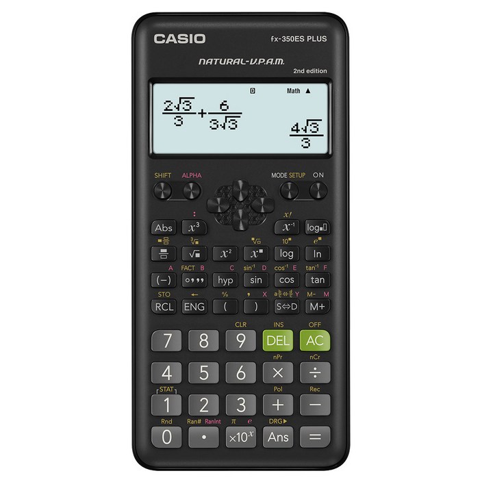 카시오 공학용 계산기 FX350ES PLUS 2nd Edition, 1개