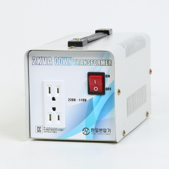 1,2,3,5kva 다운변압기승압변압기한일트랜스도란스국내용, 1개