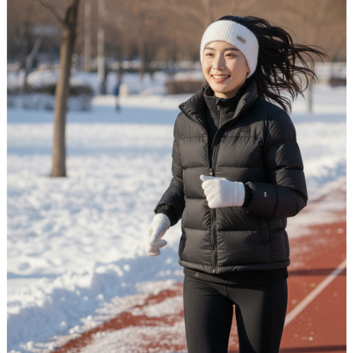 제이엔 러닝 귀마개 방한 헤어밴드 남녀공용 겨울 스포츠 밴드