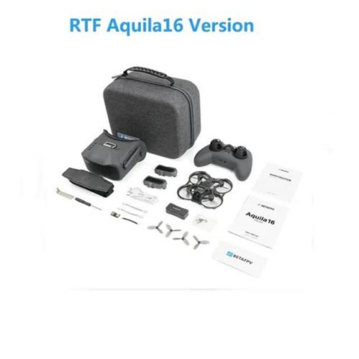 Aquila16 FPV 키트 브러시리스 ELRS 24G FPV 1102 모터 VR03 FPV 고글 라이트 라디오 2 SE 라디오 송신기 포함 18000KV