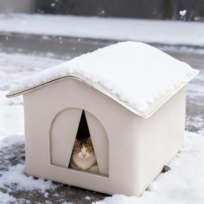 BangPang 야외 방수 방풍 보온 고양이집 길고양이 겨울집 숨숨집