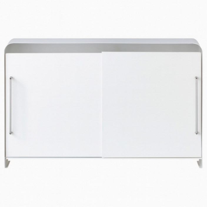 베이지먼트 철제슬라이딩 식탁위정리함, 1개, 화이트