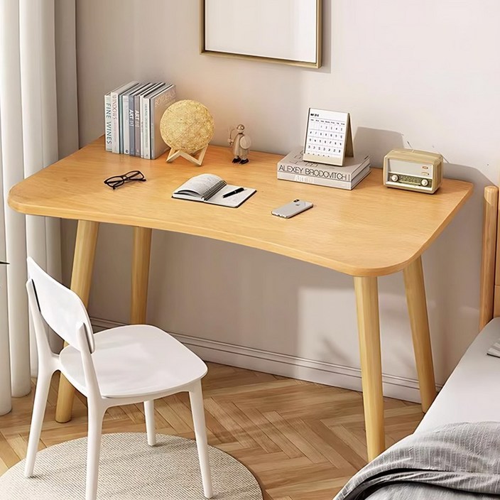 홈컴 책상 사무실 거실 1인용 다용도 데스크 테이블, 네추럴