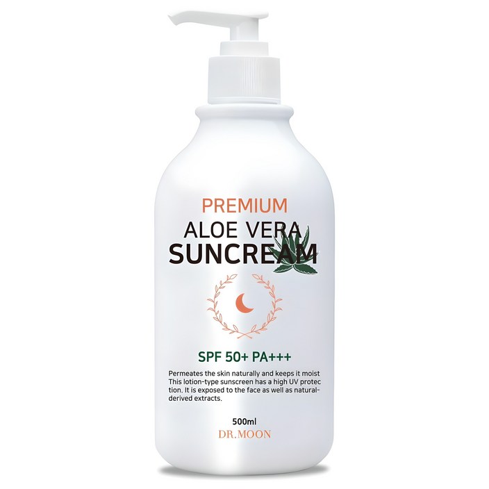 닥터문 프리미엄 알로에베라 선크림 SPF50 PA, 500ml, 1개