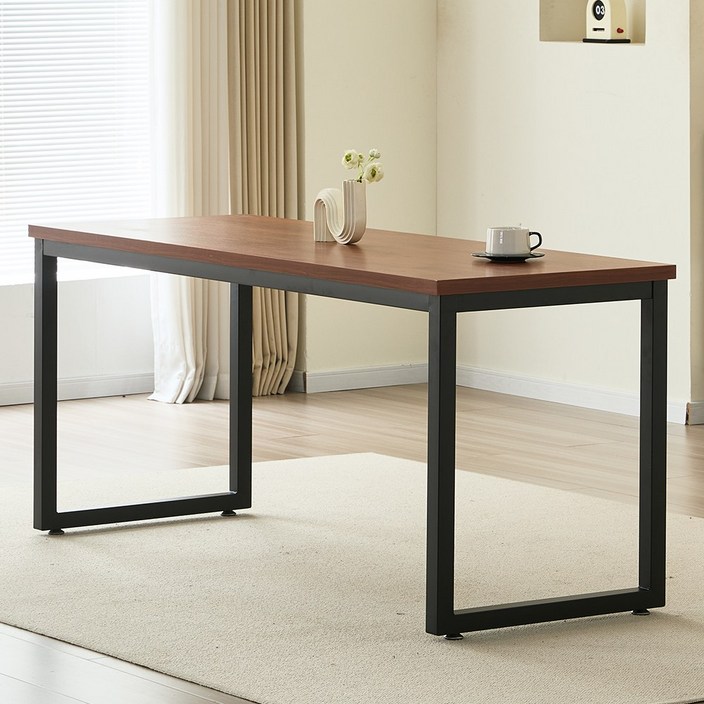 브라보가구 우든 멀바우 식탁 테이블 1800