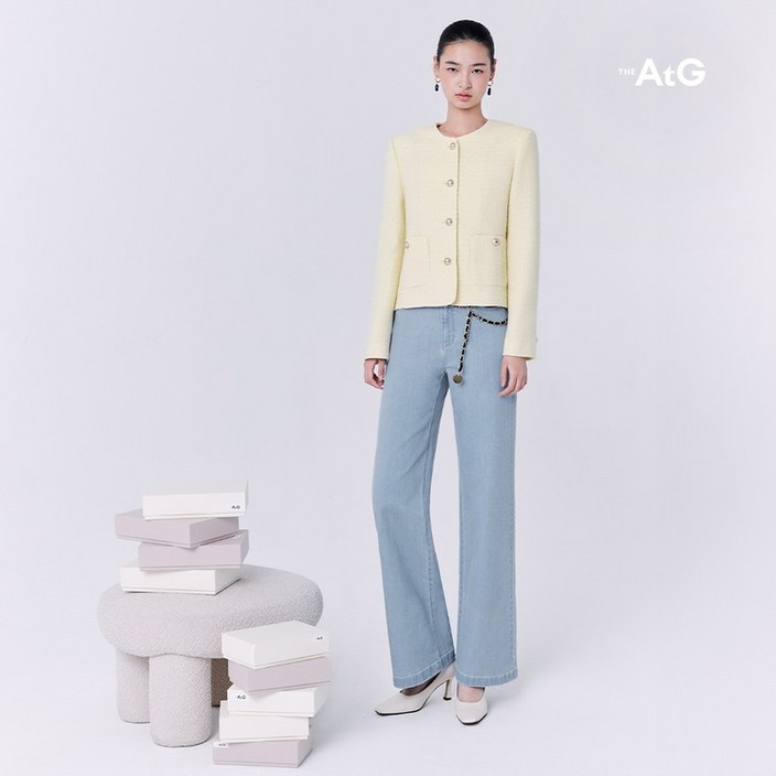 더엣지 25SS 시그니처 와이드 데님팬츠 2종 435285