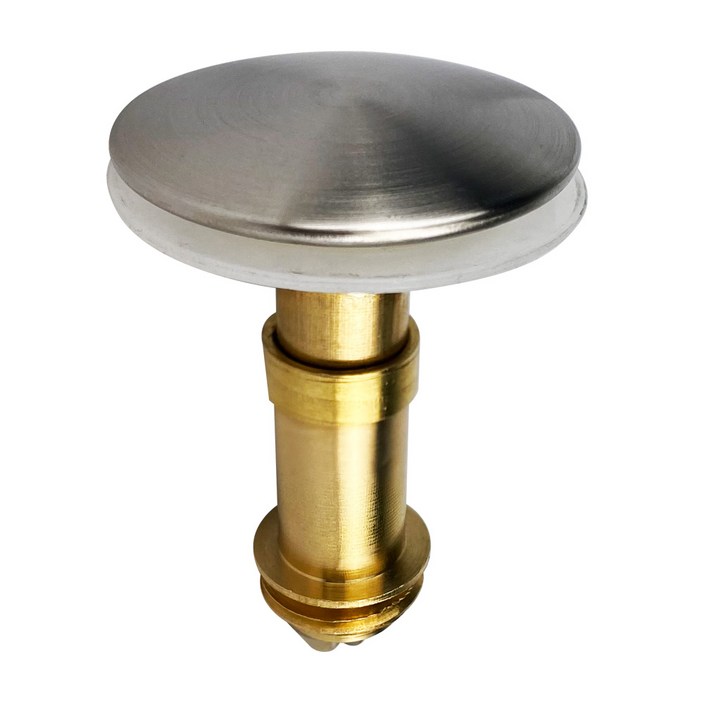 JSSD 황동나사형 물마개, 세면기 세면대 배수관 배수구 자동팝업 물막이 마개 교체, 1개