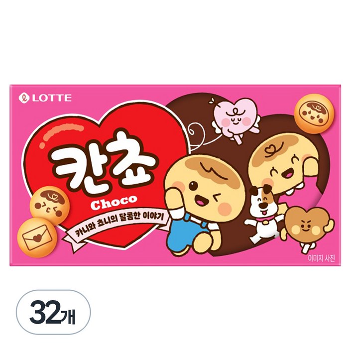 롯데웰푸드 칸쵸 초코맛, 54g, 32개 롯데웰푸드 칸쵸 초코맛, 54g, 32개