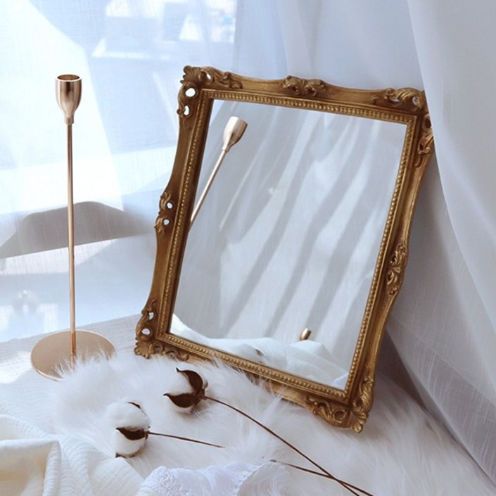 픽홈 엔틱 원형 탁상거울, 혼합색상