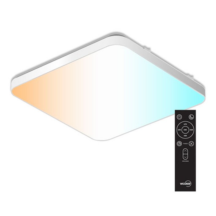 장수램프 베젤리스 스마트 LED 천장등, 주광색 장수램프 베젤리스 스마트 LED 천장등, 주광색