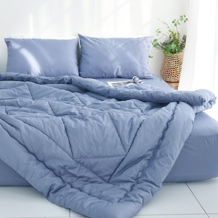 스코홈 국내 제조 럭시 순면 40수 틔윌 호텔식 차렵이불