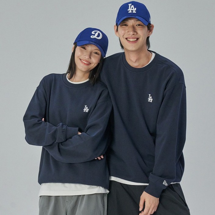 뉴에라 남녀공용 MLB 스몰로고 샌프란시스코 자이언츠 맨투맨 1488156