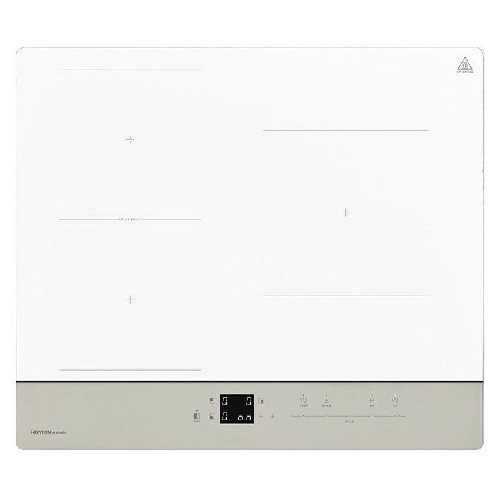 나비엔 매직 인덕션 슈퍼플렉스존 전기레인지 3구 화이트