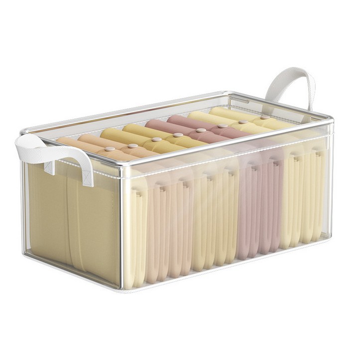 조이베리 PVC 접이식 옷정리 다용도 리빙박스, 투명, 1개