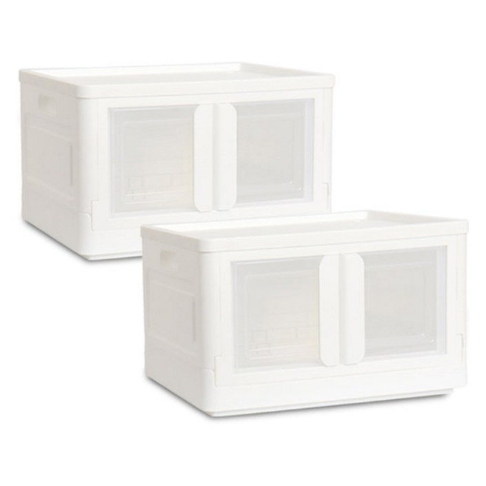 리빙선데이 양문형 접이식 리빙박스 56L