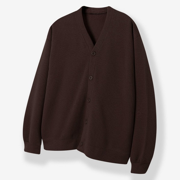 제이에이치스타일 남성용 소프트 브이넥 니트 가디건 MAMROK683