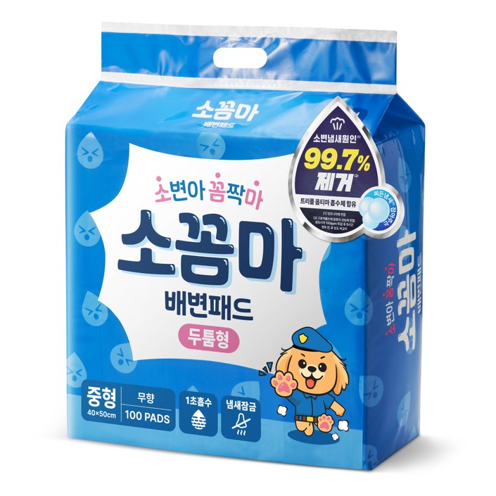 소꼼마 강아지 1초흡수 배변패드 두툼형 무향