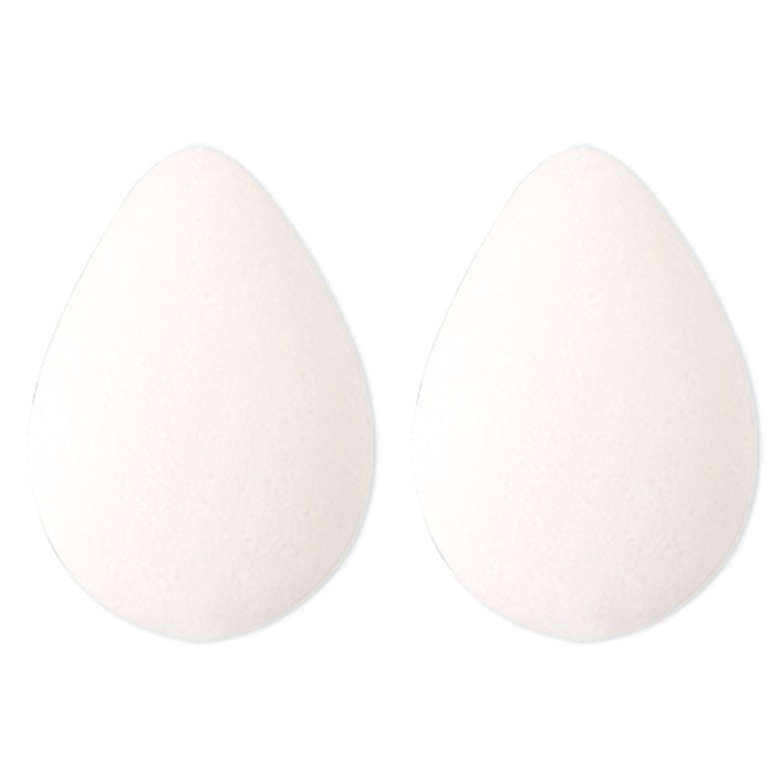 머머 베이비 퓨어 곤약 스펀지 건조형 물방울, 단일 색상, 2개