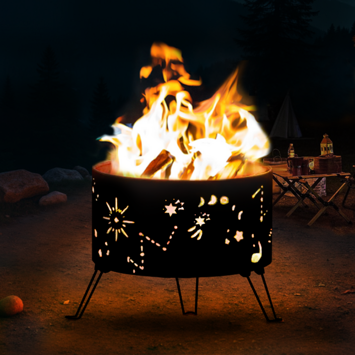 코멧 아웃도어 접이식 별빛 화로대 대형 + 수납가방