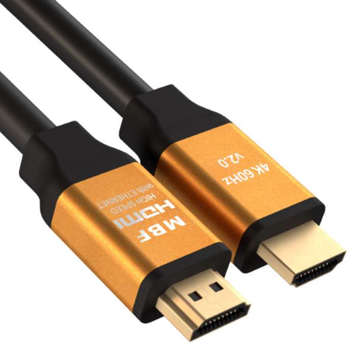 엠비에프 GOLD HDMI 2.0 슬림 단자 케이블 MBFGSH2200, 20m, 1개