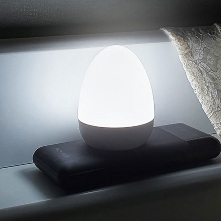 해리 무선충전 보조배터리 미니 무드등