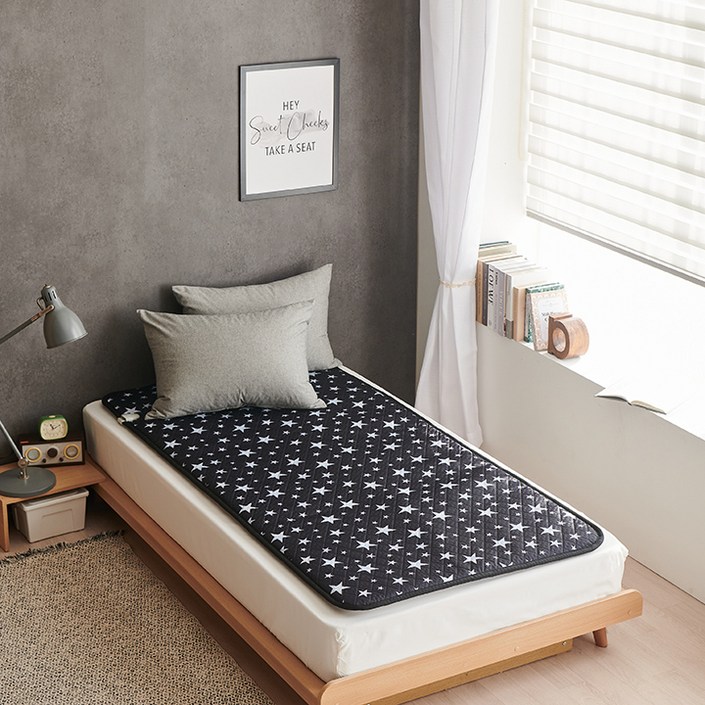 한일의료기매트 전자파안심 EMF 탄소열선 전기매트 스타블랙 HI-402