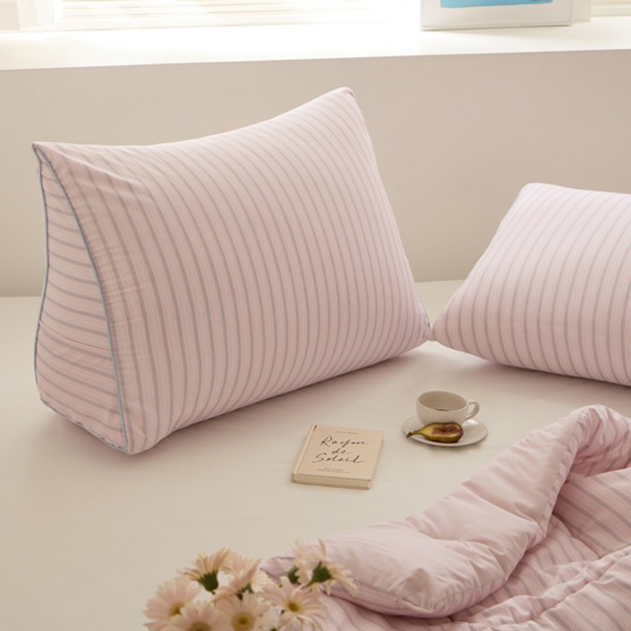 쉬즈홈 다용도 워싱 삼각 등받이쿠션 커버