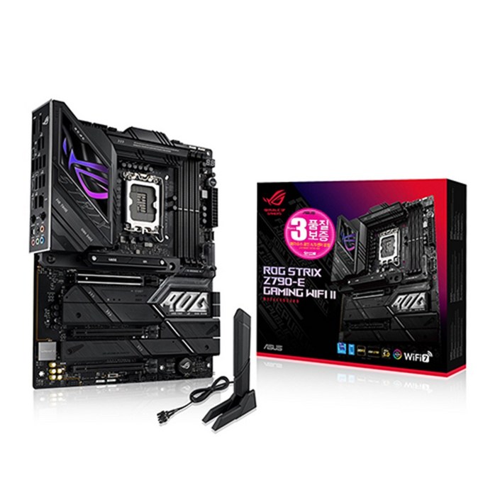 ASUS ROG STRIX Z790E GAMING WIFI II STCOM 에이수스 컴퓨터 PC 게이밍 메인보드 인텔 13세대 랩터레이크 12세대 엘더레이크 CPU추천 ASUS ROG STRIX Z790E GAMING WIFI II STCOM 에이수스 컴퓨터 PC 게이밍 메인보드 인텔 13세대 랩터레이크 12세대 엘더레이크 CPU추천