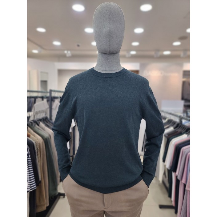 바쏘옴므 25FW 기본 라운드 긴팔 니트 스웨터 6컬러 택일 WSZ3WR045