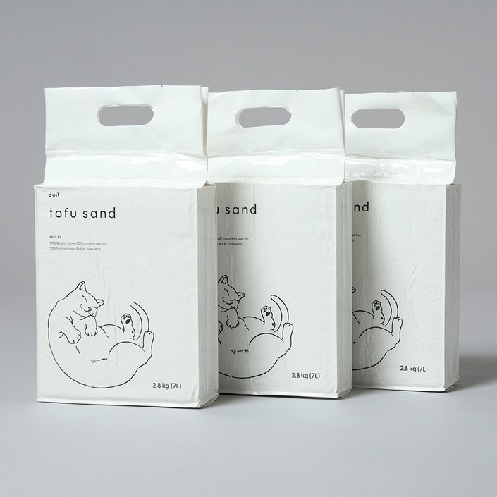 두잇 토푸샌드 2.8kg x 3개, 바닐라향, 3개, 2.8kg