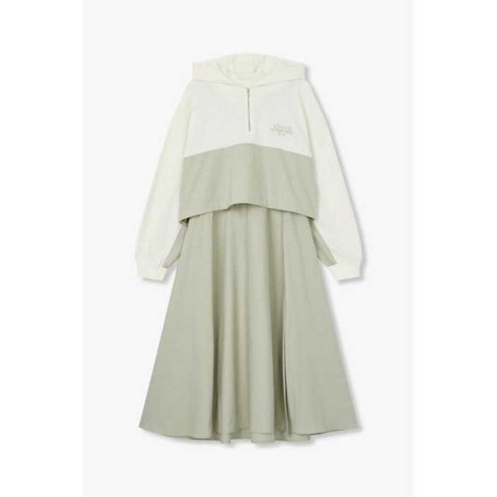 VOV 강남 보브 저지 후드 레이어드 피스 7154337003