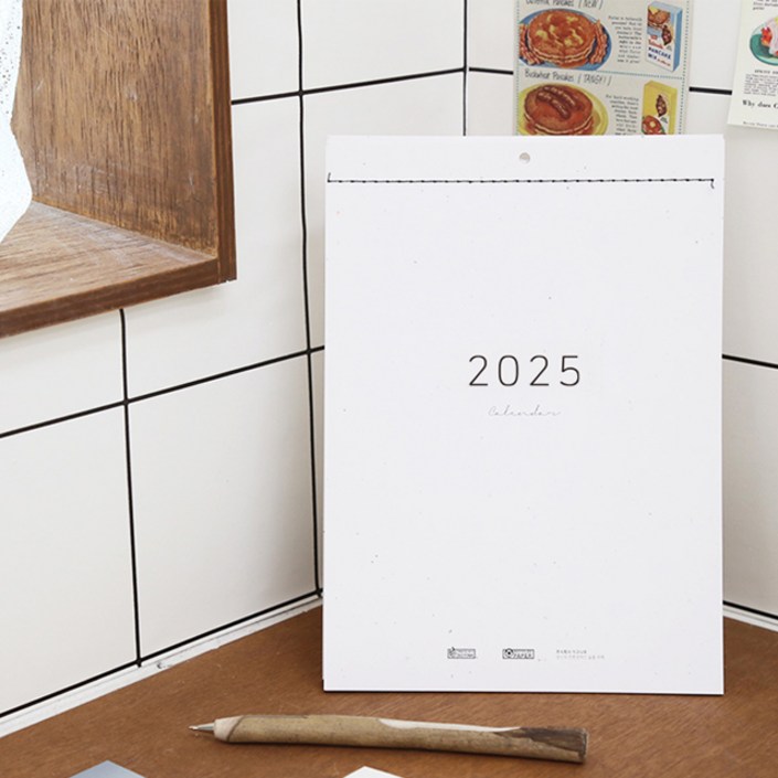 2025년 인테리어 벽걸이 달력 재생지 월 캘린더 뜯어쓰는 달력