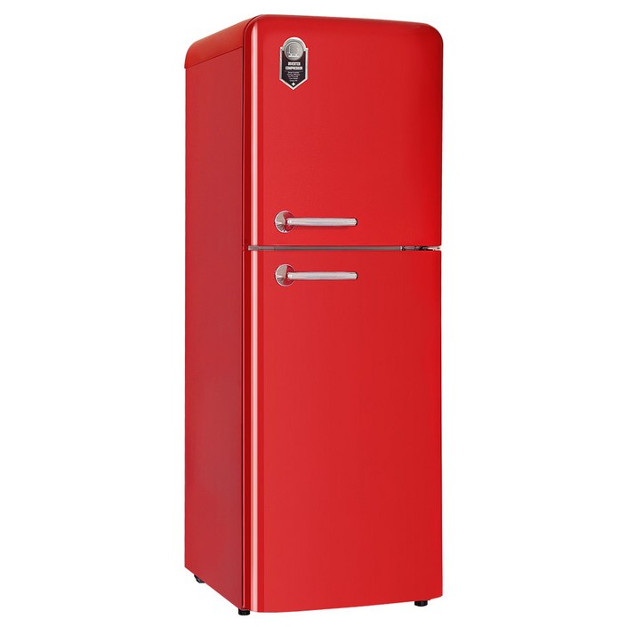 창홍 ORT201RD 소형냉장고 예쁜 인테리어냉장고 원룸 1인용 미니냉장고 201L 2도어 레트로냉장고 레드, ORT201RD 20230205