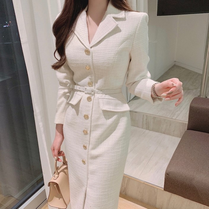 비비디아 Bibidia 2024신상 가을 겨울 여성 긴팔 원피스 롱치마 하객룩 정장 5426 비비디아 Bibidia 2024신상 가을 겨울 여성 긴팔 원피스 롱치마 하객룩 정장 5426