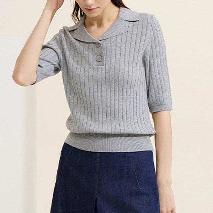 꼬모노보 테일러드 카라니트 3종 세트 선택색상  네이비  아이보리