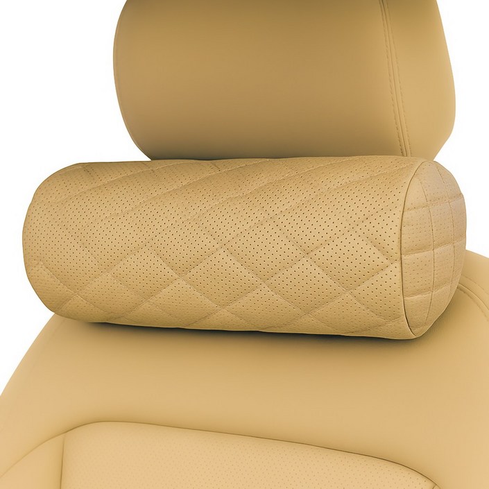 볼체 메모리폼 차량용목쿠션 자동차 목받침 목베개, 2개, 03.모카 브라운