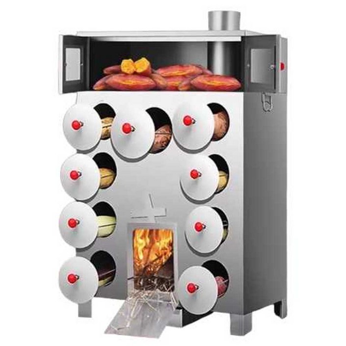 대형 장작 군고구마 기계 굽는 군고구마통 군밤 오븐