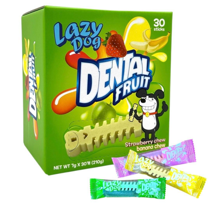레이지독 덴탈프루츠 강아지 양치껌 치석제거 덴탈껌, 1개