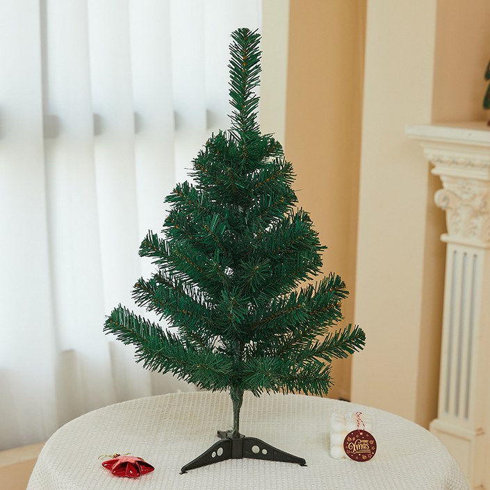 홈메이드 무장식 크리스마스트리 미니 소형 대형 트리 나무 45cm/60cm/90cm/1.2m/1.5m/1.8m/2.1m