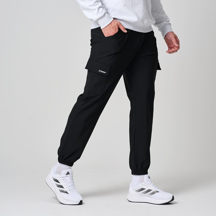 필드웍스 남성 봄가을 카고 조거팬츠 스판 건빵 바지