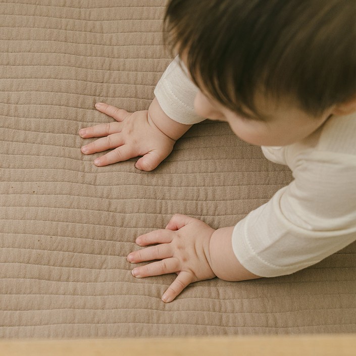 말랑하니 아기 방수 패드, 코코아밀크, 1개