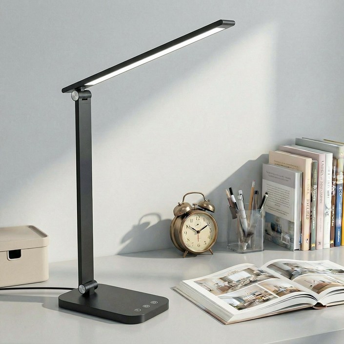 Airwit 스탠드 LED 조명 데스크 조명 무단계 밝기조절 학습 독서용