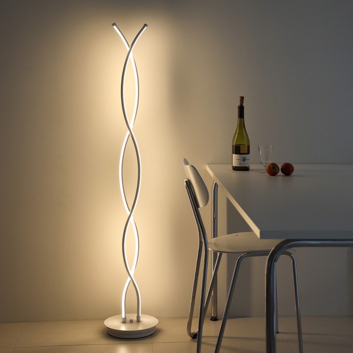 라루즈 국내제작 Mare 마레 9단계 밝기조절 장스텐드 인테리어조명, 단일색상