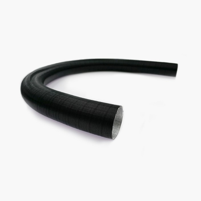 무시동히터 온풍관 42mm 60mm 76mm 90mm 1m, 1.5m, 2m, 10m 블랙브라운, 1개, 블랙