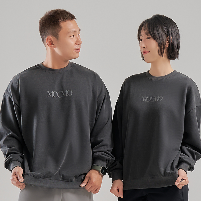 MOCMO 피그먼트 맨투맨 남녀공용