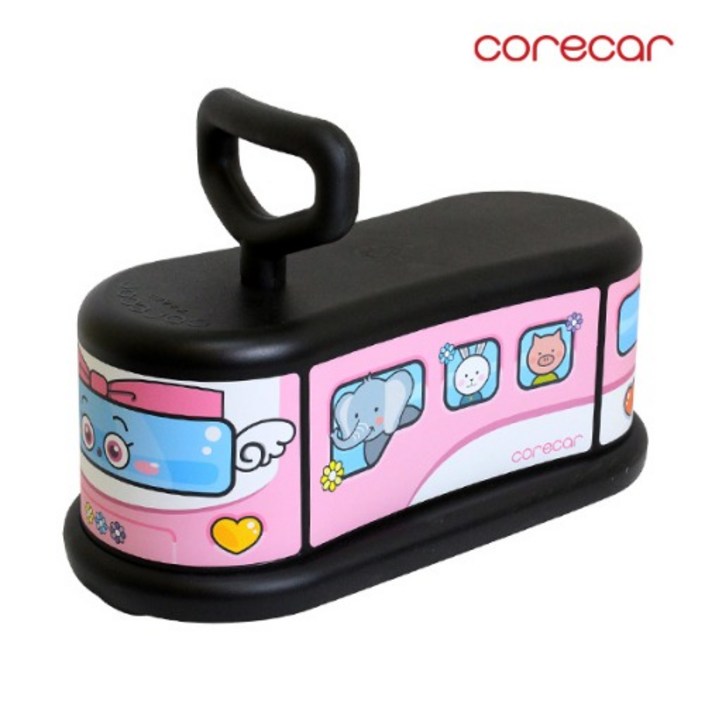 [코레카] 붕붕카 사랑이 돌아기 걸음마 유아 어린이 무소음 자동차 장난감, 1개, 사랑이