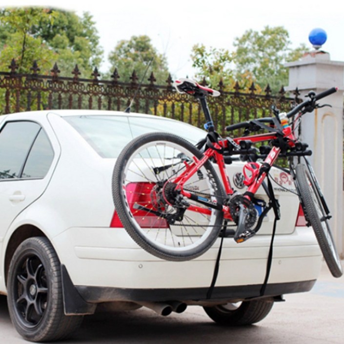 차량용 자전거 이동캐리어 3단 거치대 3대 SUV 승용차 기스방지